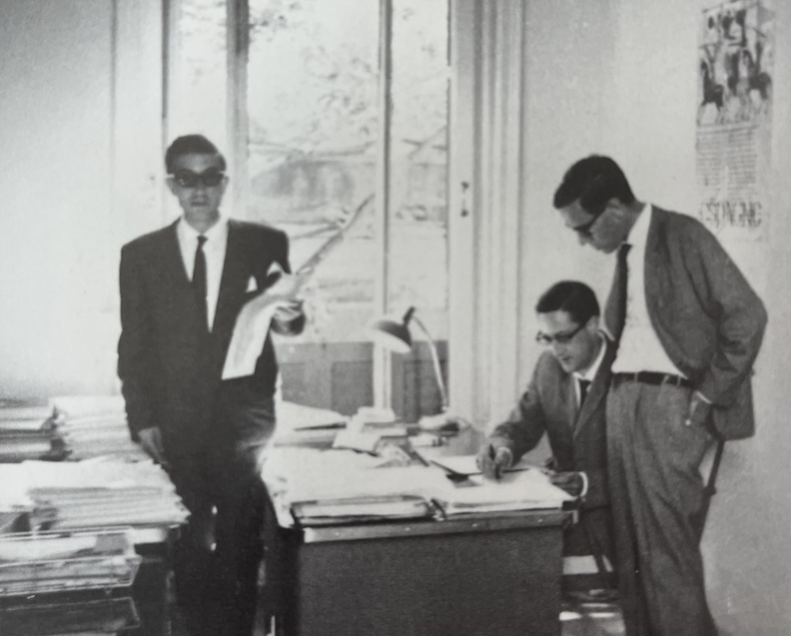 Despacho de la División de Estudios y Planeamiento en Paseo de la Castellana, 40. Fotografía de María Teresa Sancho