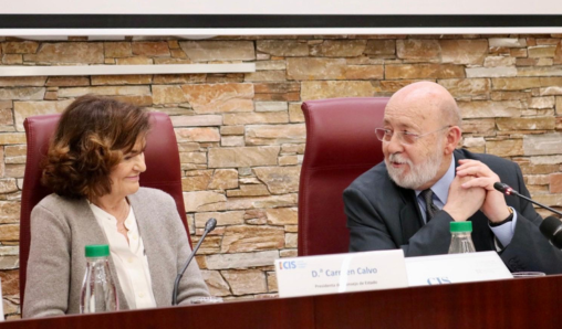 Carmen Calvo y José Félix Tezanos clausuran las IV Jornadas de Sociología de Género en el CIS