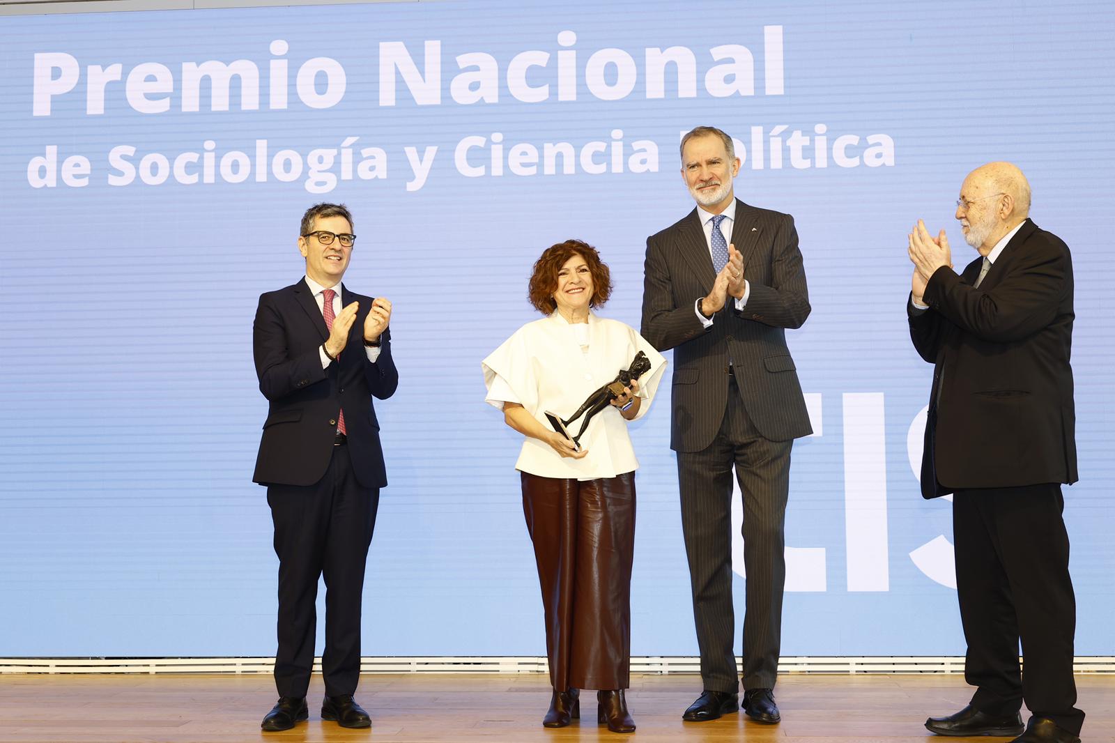 Capitolina Díaz recibe el Premio Nacional de Sociología y Ciencia Política 2025