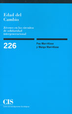 Portada Edad del Cambio. Jóvenes en los circuitos de solidaridad intergeneracional