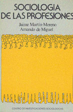 Portada Sociología de las Profesiones en España