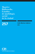 Portada Maurice Halbwachs. Estudios de morfología social de la ciudad