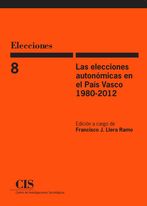 Portada Las elecciones autonómicas en el País Vasco, 1980-2012