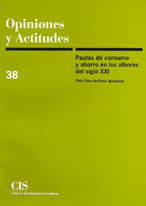 Portada Pautas de consumo y ahorro en los albores del siglo XXI