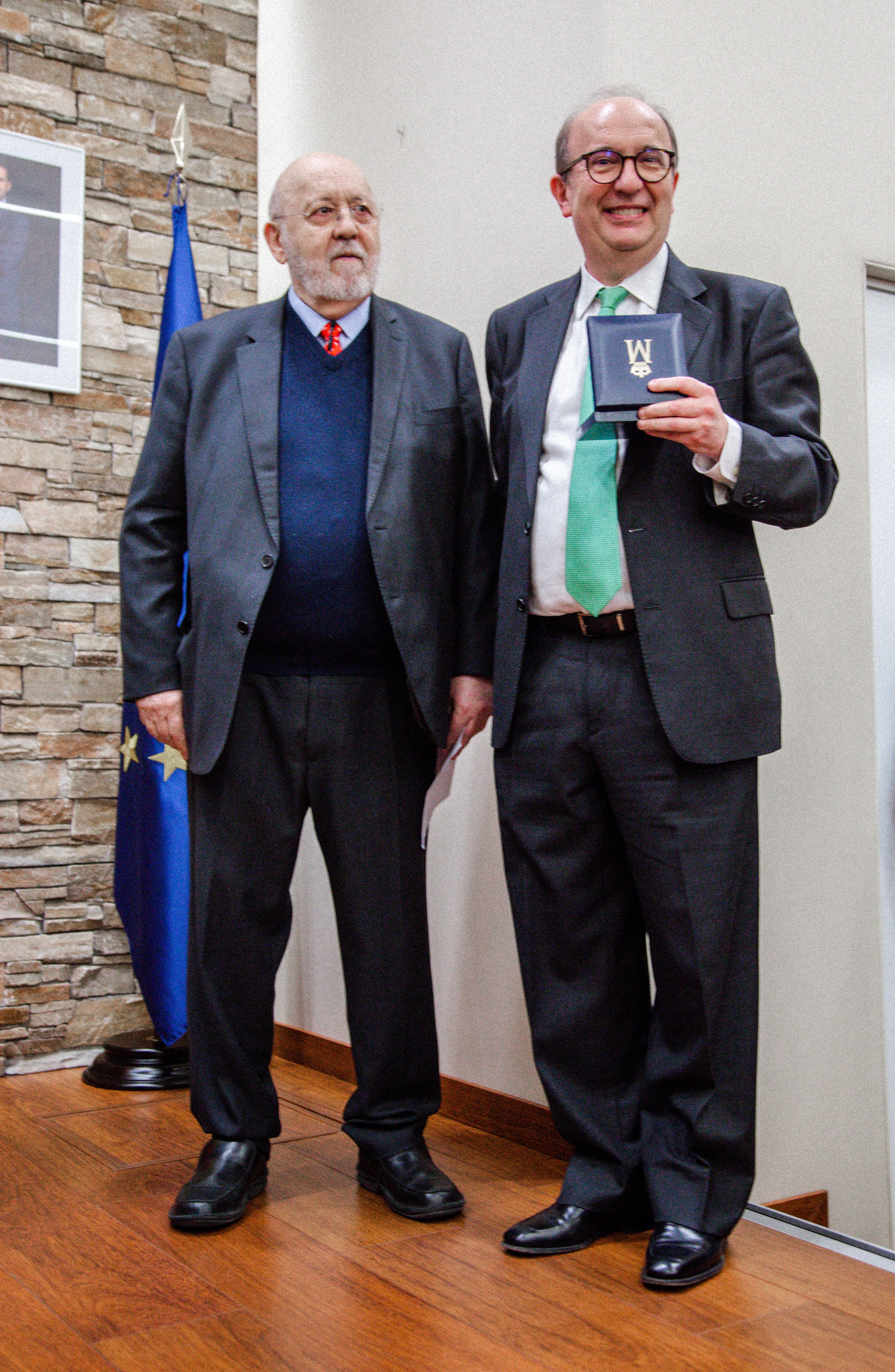 Jose Felix Tezanos junto a Cristobal Torres ex Presidente del CIS