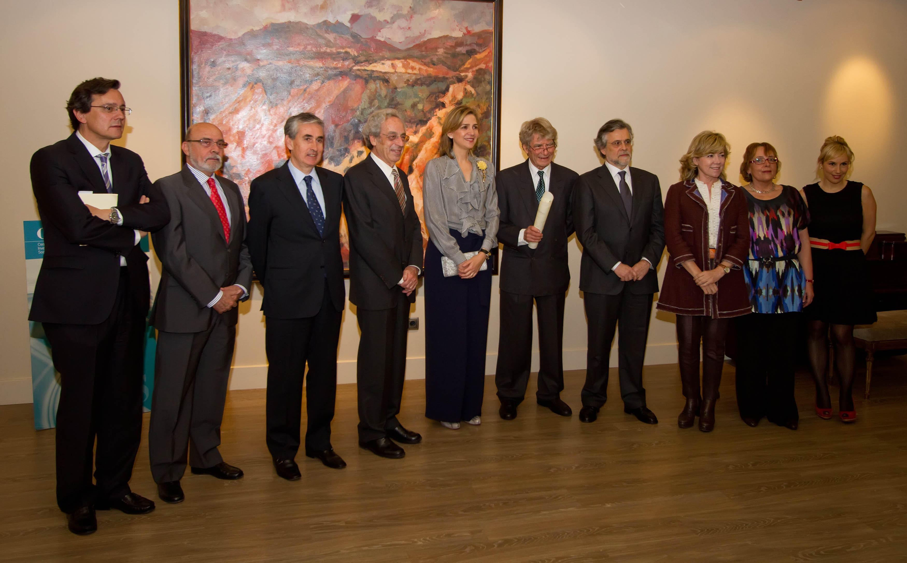 Delivery of the National Prize for Sociology and Political Science 2010