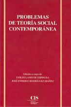Portada Problemas de Teoría Social contemporánea