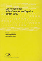 Portada Las elecciones autonómicas en España, 1980-1997