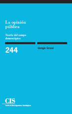 Portada La opinión pública. Teoría del campo demoscópico