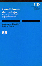 Portada Condiciones de Trabajo. Hacia un Enfoque Renovador de la Sociología del Trabajo