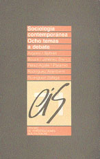 Portada Sociología Contemporánea. Ocho Temas a Debate