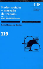 Portada Redes Sociales y Mercado de Trabajo. Elementos para una teoría del capital relacional