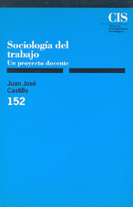 Portada Sociología del trabajo: Un proyecto docente