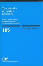 Portada Tres décadas de política uruguaya. Crisis, restauración y transformación del sistema de partidos