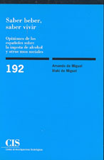 Portada Saber beber, saber vivir