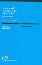 Portada Modelos de familia en las sociedades modernas. Ideales y realidades