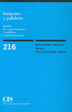 Portada Imágenes y palabras. Medios de comunicación y públicos contemporáneos