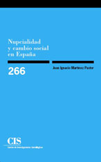 Portada Nupcialidad y cambio social en España