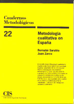 Portada Metodología cualitativa en España