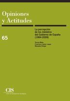 Portada La percepción de los ministros del Gobierno de España (1984-2009)