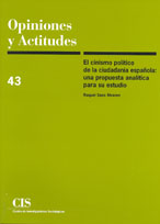 Portada El cinismo político de la ciudadanía española. Una propuesta analítica para su estudio