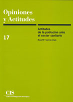 Portada Actitudes de la población ante el sector sanitario