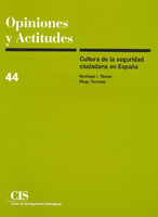 Portada Cultura de la seguridad ciudadana en España