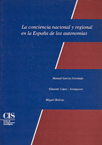 Portada La conciencia nacional y regional en la España de las autonomías