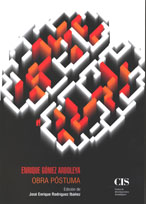 Portada Enrique Gómez Arboleya. Obra Póstuma