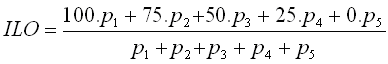 Formula to calculate the Opposition Performance Indicator