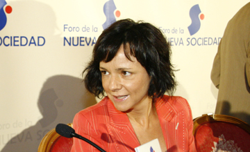 Intervención de la Presidenta del CIS en el Foro de la Nueva Sociedad.