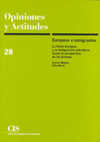 Europeos e inmigrantes. La unión Europea y la inmigración extranjera desde la perspectiva de los jóvenes